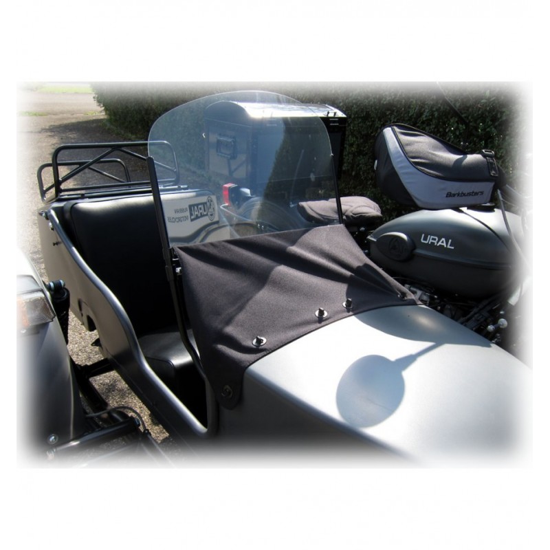 Sidecar Windscreen, black, textile from 2013