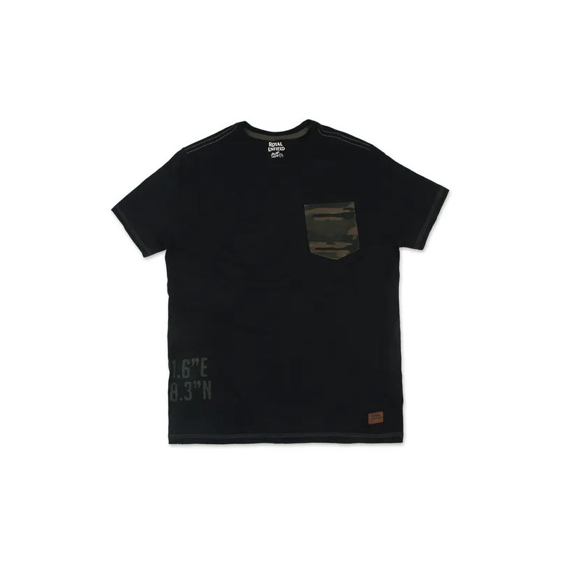 Royal Enfield Camo MLG T-Shirt Black