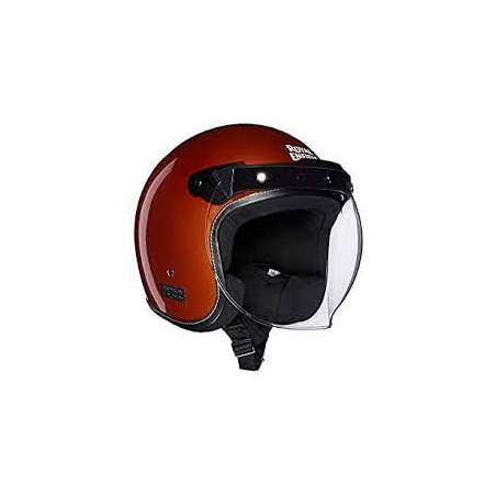 Royal Enfield Bobber Jet Helmet Orange Crush