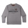 Royal Enfield Henley Long Sleve T-Shirt Charcoal