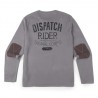 Royal Enfield Longsleeve Shirt Henley Charcoal