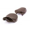 Seat protective cover set brown