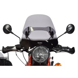 Windshield Varioscreen with holder, smoke grey