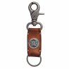 Brown Royal Enfield Leather Key Chain
