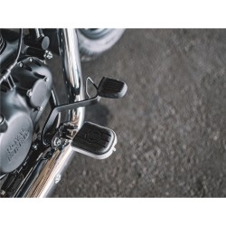 Deluxe Footpegs silver Meteor/Classic/Bullet 350