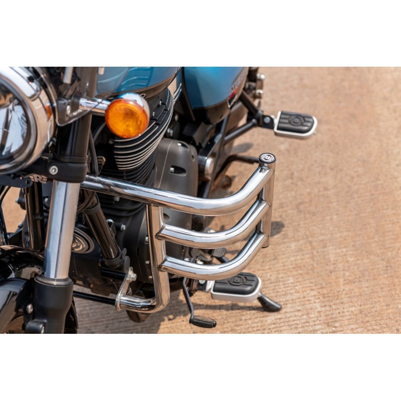Garde-moteur Royal Enfield Noir Pour Meteor / Classic - Ref KXA00001 - Neuf