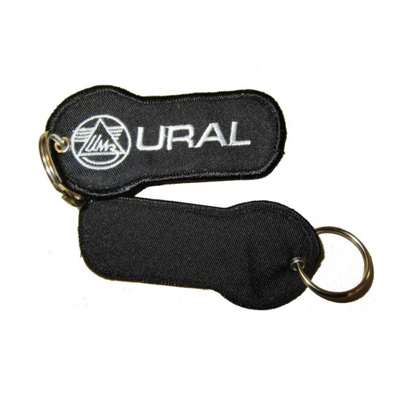 Ural Schlüsselanhänger Textil mit URAL Logo