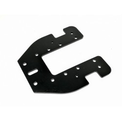 Base plate for single tractor seat