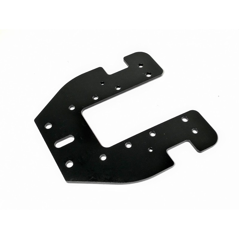 Base plate for single tractor seat