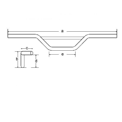 Black Handlebar Cross/Enduro CL 4