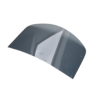 windscreen for sidecar windshield, smoke grey