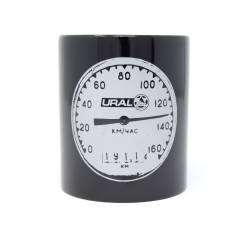 Ceramic cup black Ural speedometer