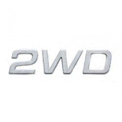 2WD sticker black