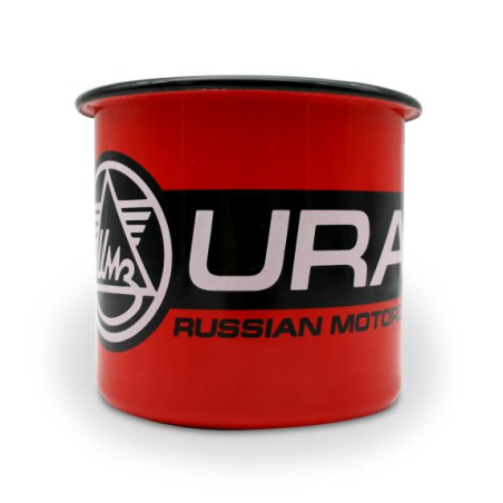 Coffee pot - enmale red with Ural logo