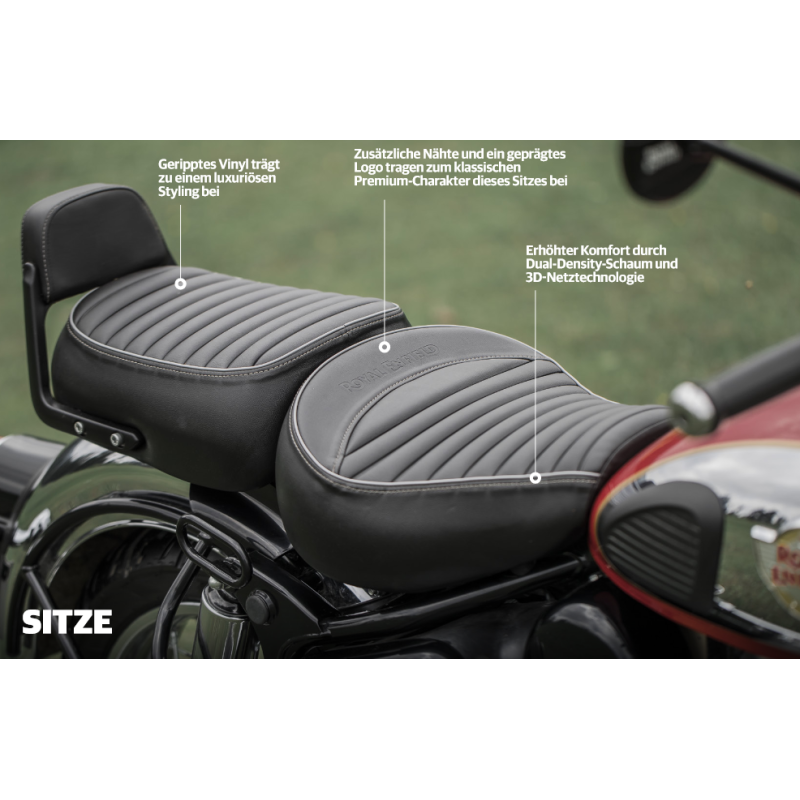 Triumph bonneville on sale touring seat