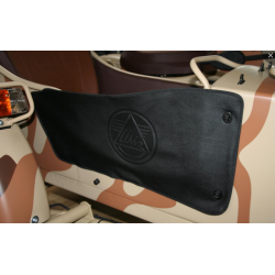 Sidecar entrance cover magnetic, imitation leather black