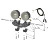 LED Zusatzscheinwerfer Set URAL Dual