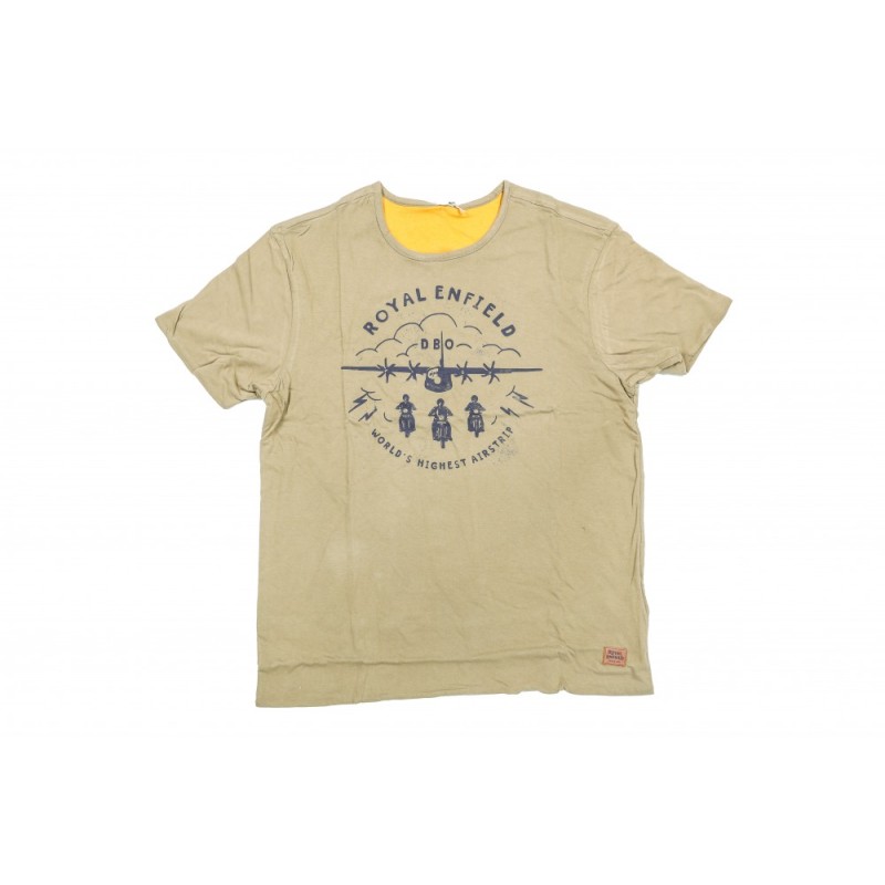 T-Shirt Royal Enfield  DBO World´s highest Airstrip