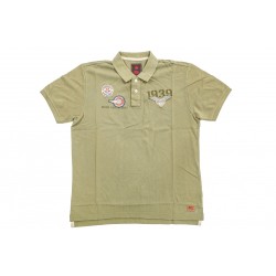 Royal Enfield Dispatch Rider Polo T-Shirt Light Olive