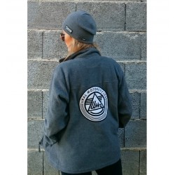 Fleece Sweater Asphalt with Ural Logo