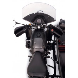 Windshield Metal fairing, black glossy