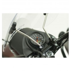 Windshield URAL with holder, smoke grey