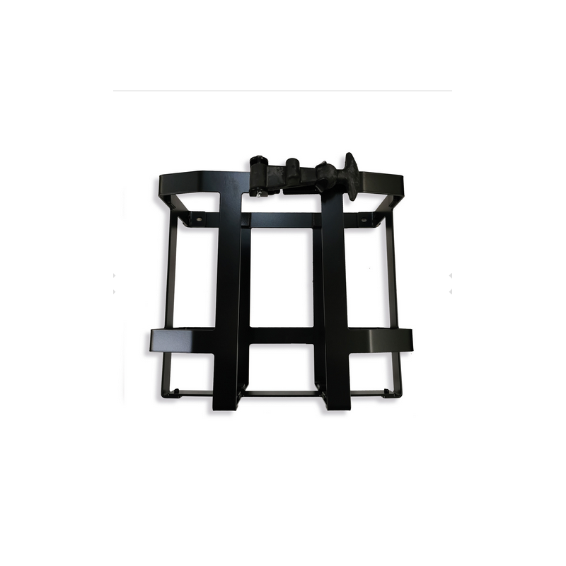 Bracket for steel jerrycan, black