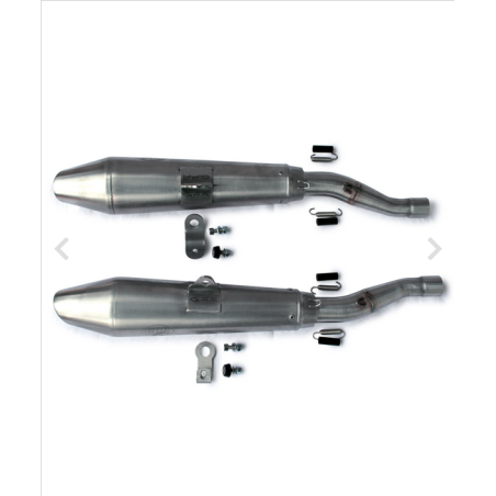 2in2 slip on exhaust system, low, satin from 2021