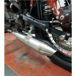 2in2 slip on exhaust system, low, satin from 2021