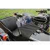 Sidecar Windshield short glass, black frame, textile frrom 2013