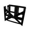 Bracket black for jerrycan and steel box