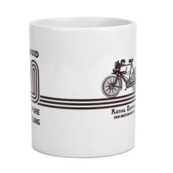 Royal Enfield 120th Anniversary Keramik Tasse weiß