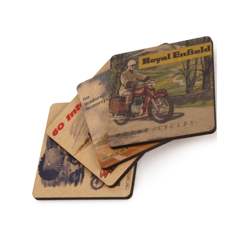 120 Years Coaster -1 Mdf Wood (Set Of 4)