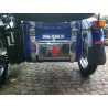 First aid box stainless steel with Red Cross logo