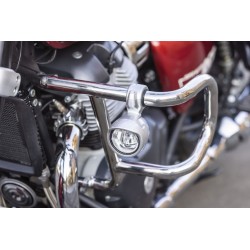 AIRFLY EVO ENGINE GUARD, SILVER Super Meteor 650