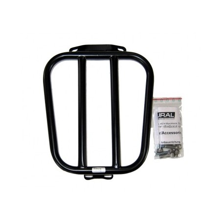 Luggage rack 2/3 seat oval, black