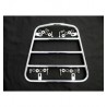 Luggage rack Sidecar front chrome
