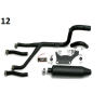 Auspuffanlage GPR 2in1 schwarz ohne Kat u. Krümmer 2009 - 2020