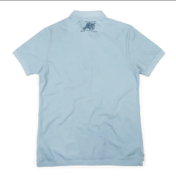 Royal Enfield Dispatch Rider Polo T-Shirt Sea Blue