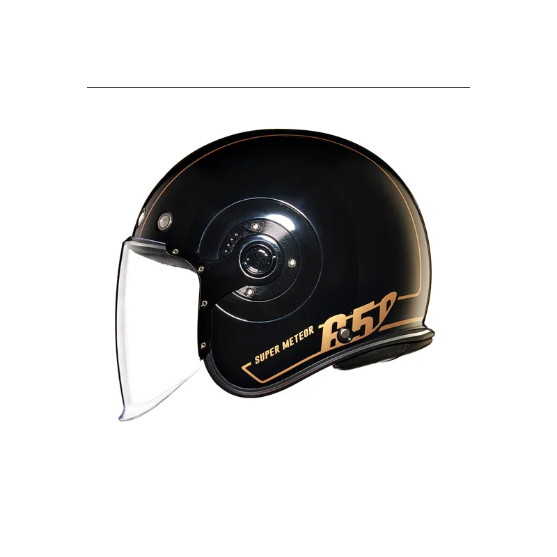 Royal Enfield Bobber Jet Helm Super Meteor 650 Spirit Gold