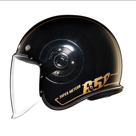 Royal Enfield Bobber Jet Helm Super Meteor 650 Spirit Gold