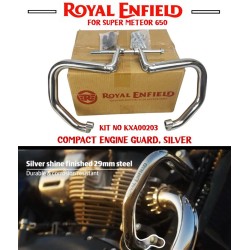 Silver Compact Engine Guards Super Meteor/Shotgun/Classic/Bullet 650