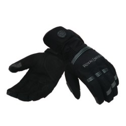 Royal Enfield Winter Handschuhe BLIZZARD schwarz/grau Textil