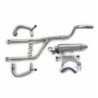 Exhaust system 2in1 stainless steel without cat