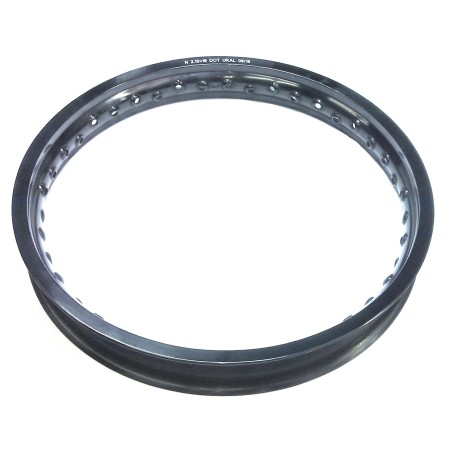 19'' aluminium rim (discbrake), black