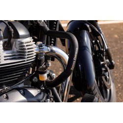 Black Compact Engine Guards Super Meteor 650