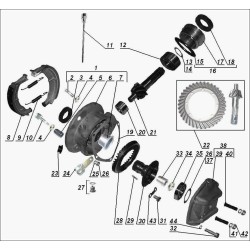 Dipstick final drive with breather Ural from 2002