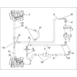 Quick -release connector Ural 2014-2018