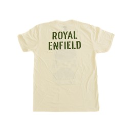 Royal Enfield T-Shirt Flying Flea beige