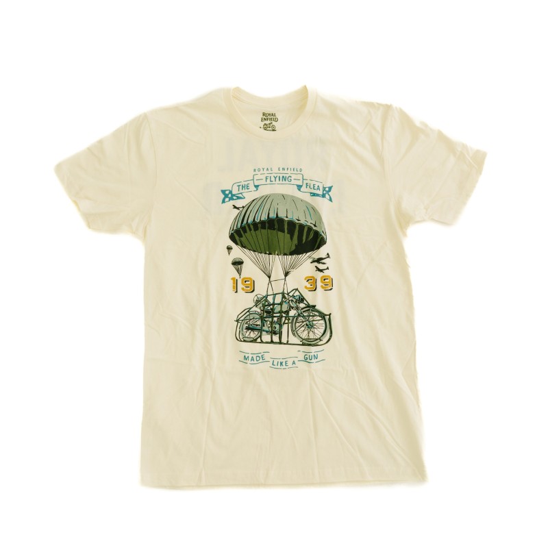 Royal Enfield T-Shirt Flying Flea light braun